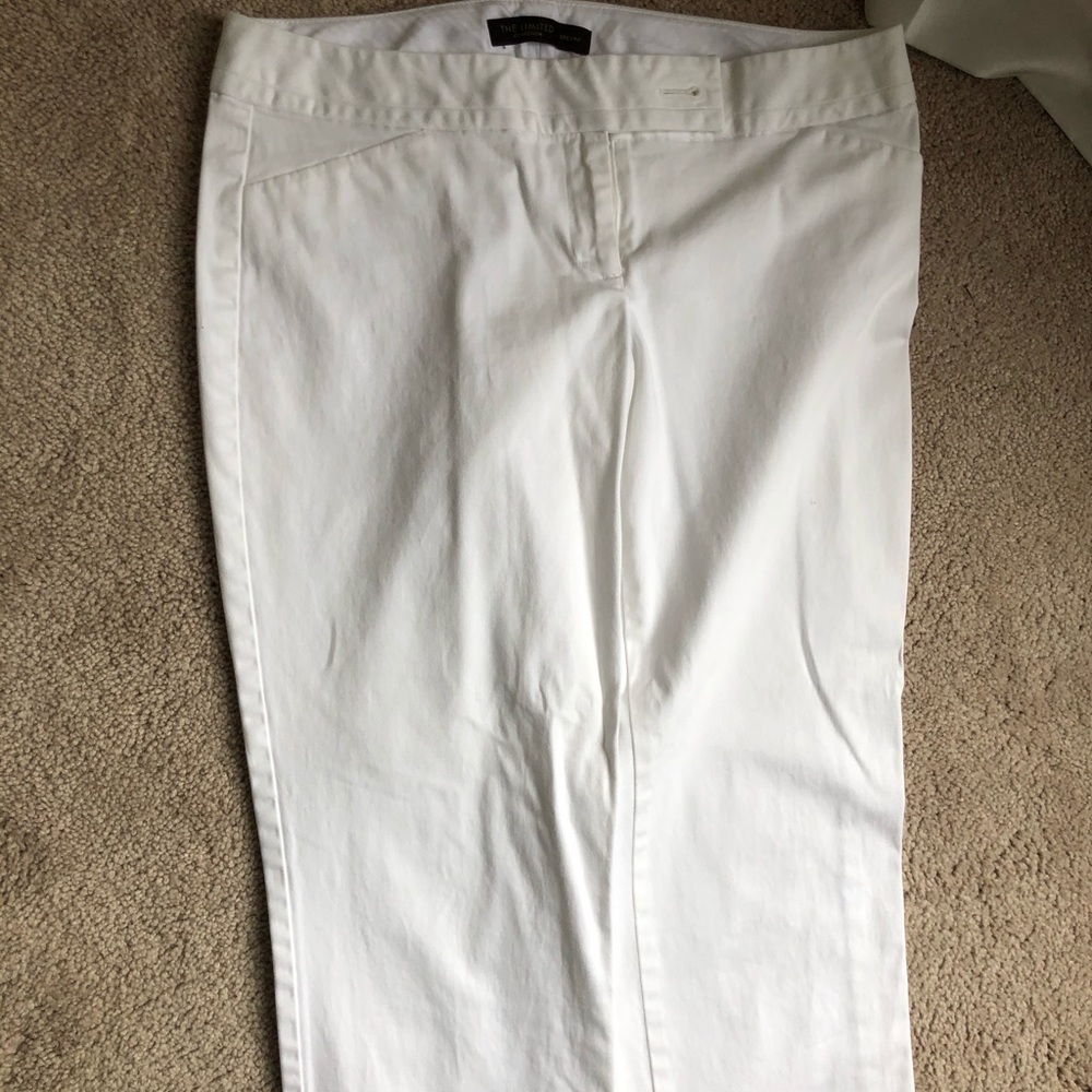 The limited drew white pants size 4